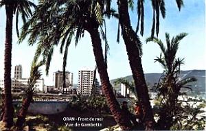 Oran - Boulevard Front de Mer - Vue de Gambetta
